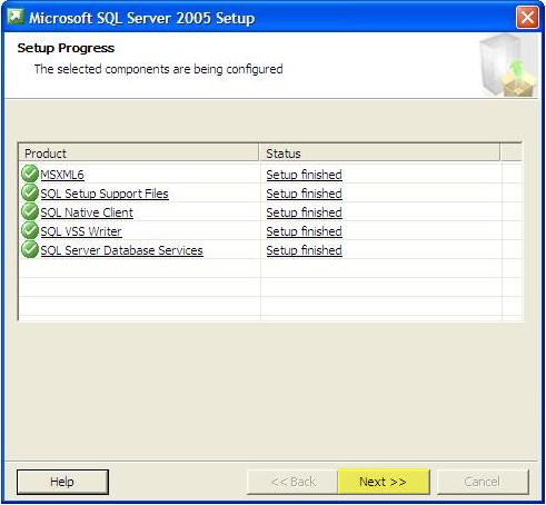 instalace SQL Server krok 10